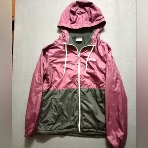 Columbia Fleece Lined Lightweight Hooded Windbreaker Men's Size Large